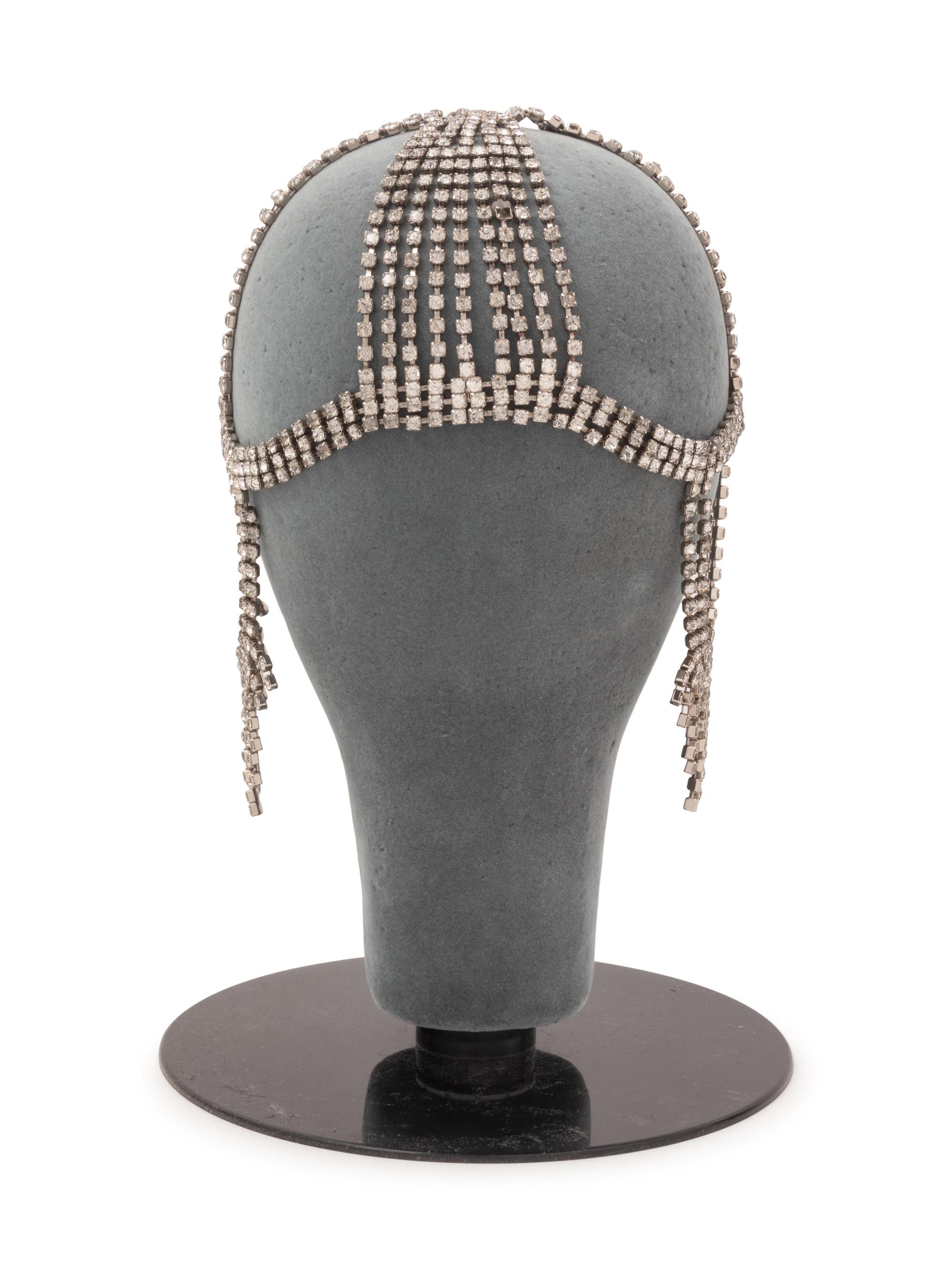 Two Rhinestone Headpieces, 1980s