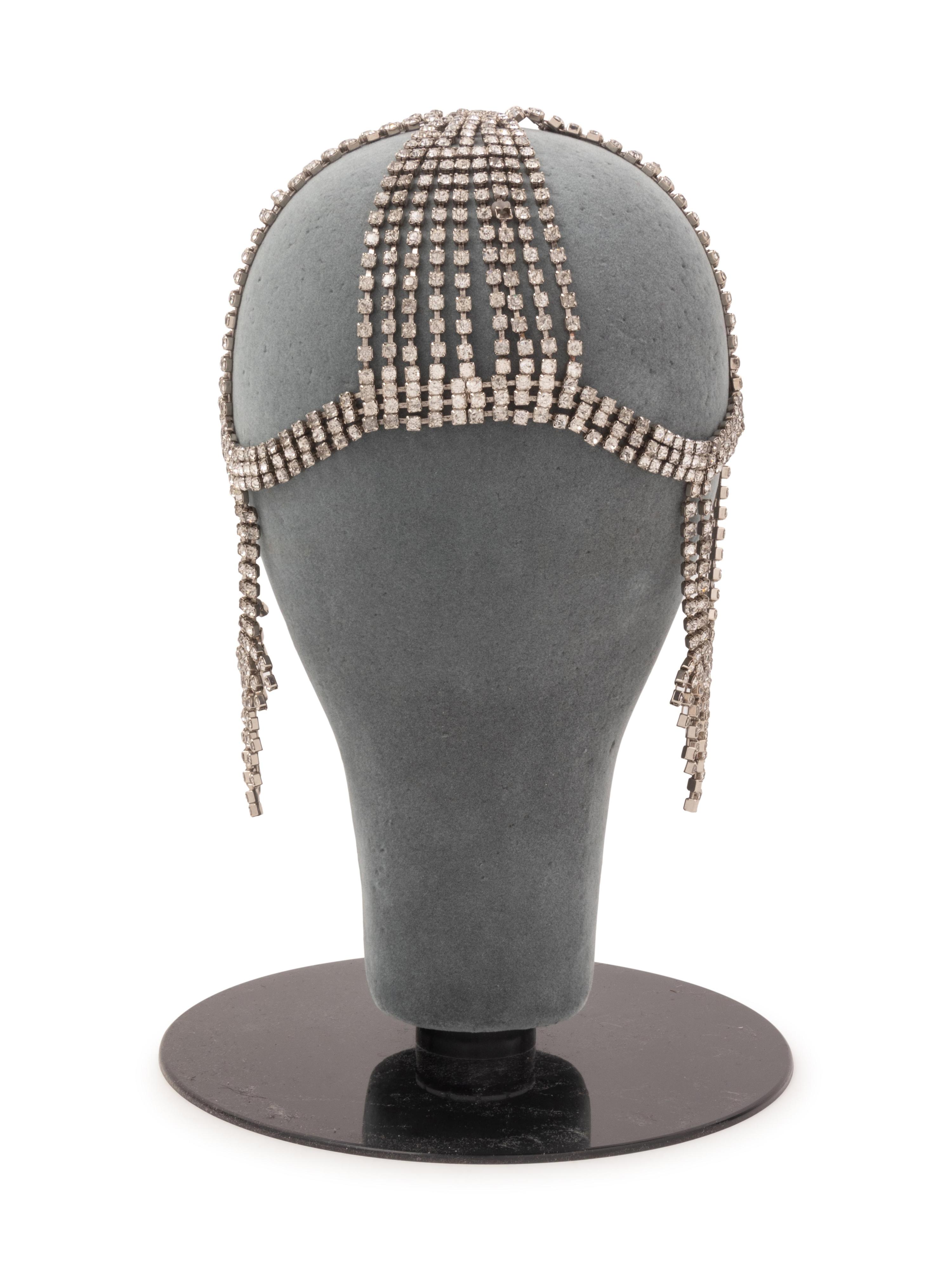 Two Rhinestone Headpieces, 1980s