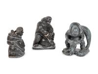Four Inuit Soapstone Carvings