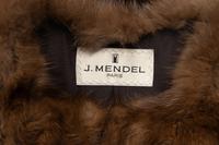 J. Mendel Barguzinsky Russian Sable Fur Coat With Belt