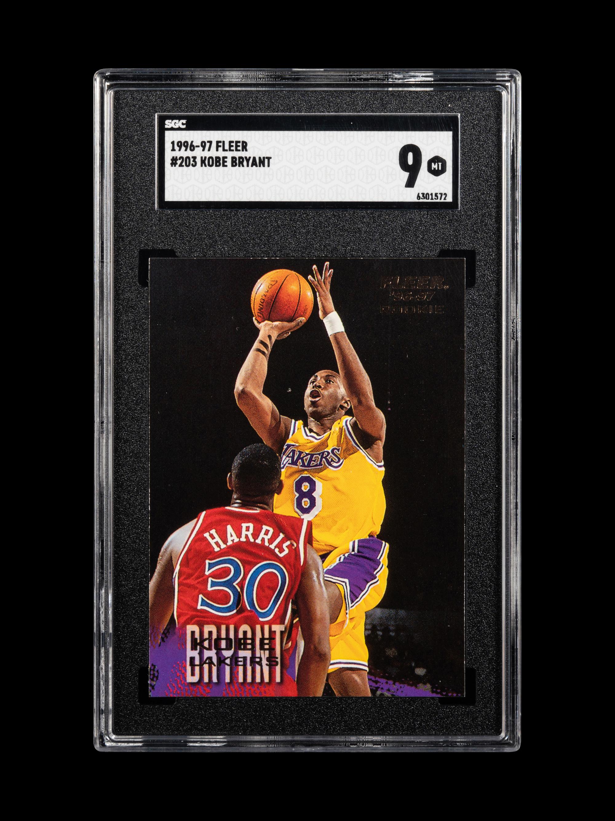 A Group of 1996-97 Fleer Kobe Bryant Rookie Basketball Cards,