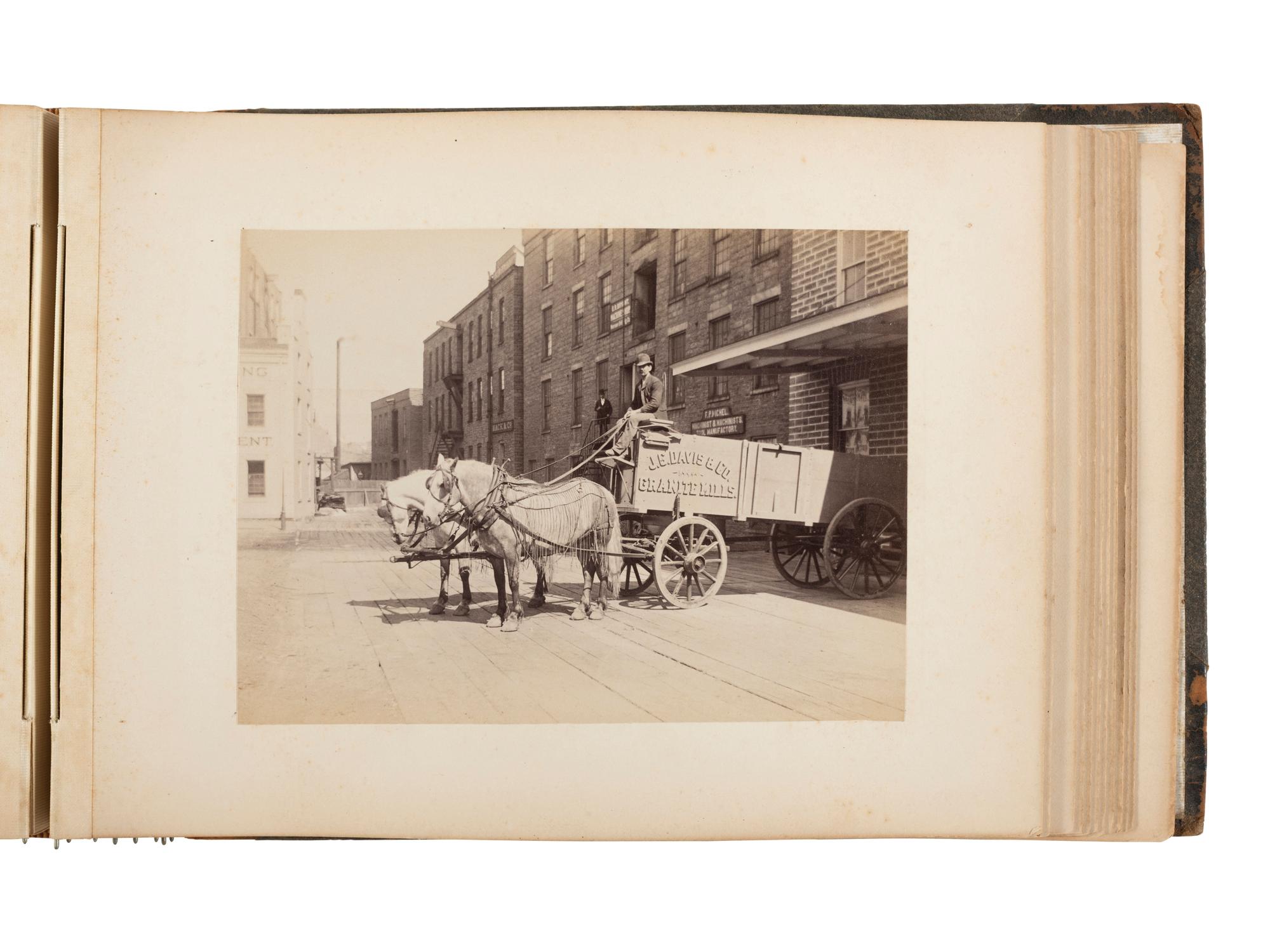 [EARLY PHOTOGRAPHY]. 3 late 19th-early 20th century albums documenting travels abroad, incl. India.