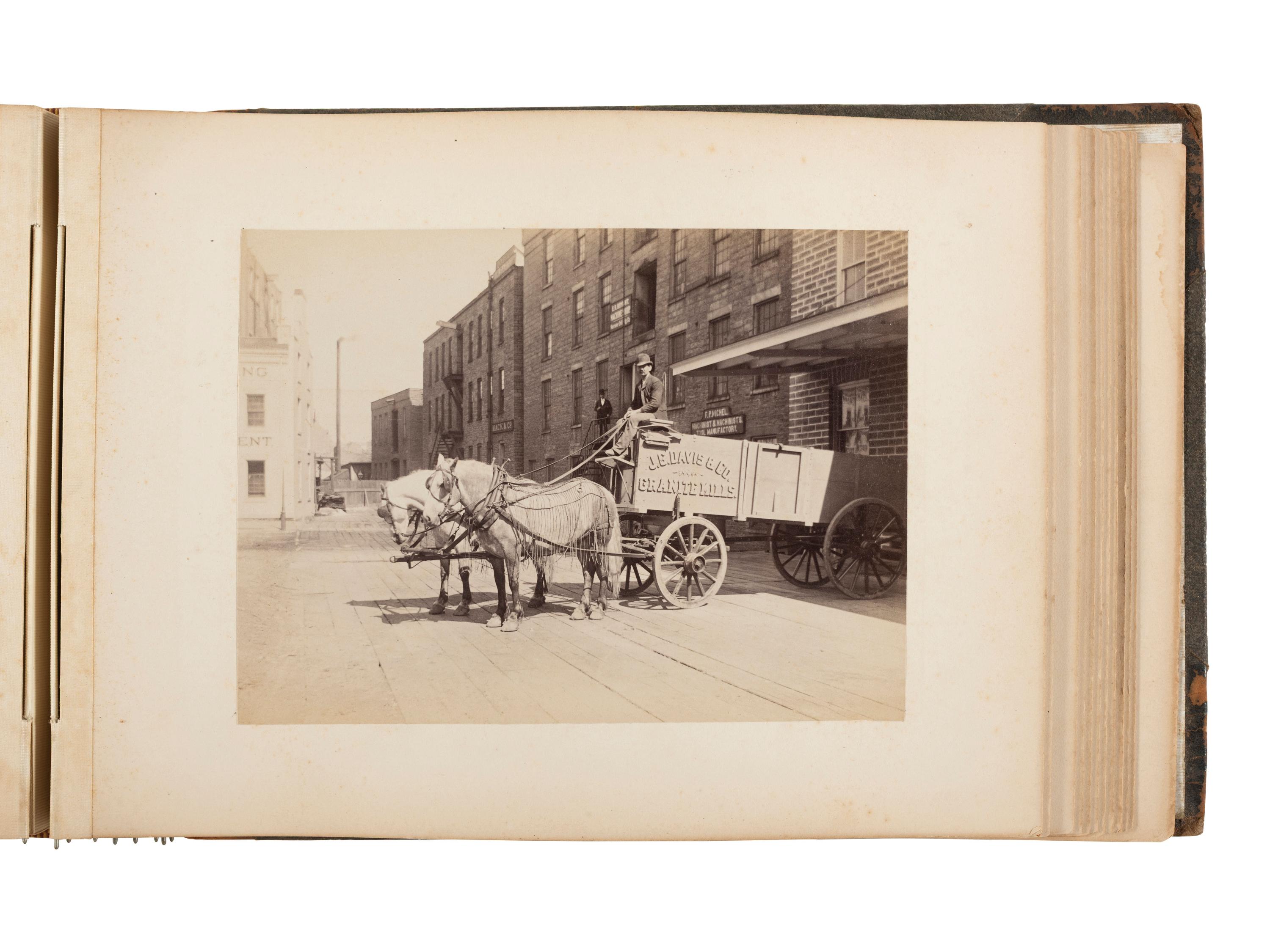 [EARLY PHOTOGRAPHY]. 3 late 19th-early 20th century albums documenting travels abroad, incl. India.