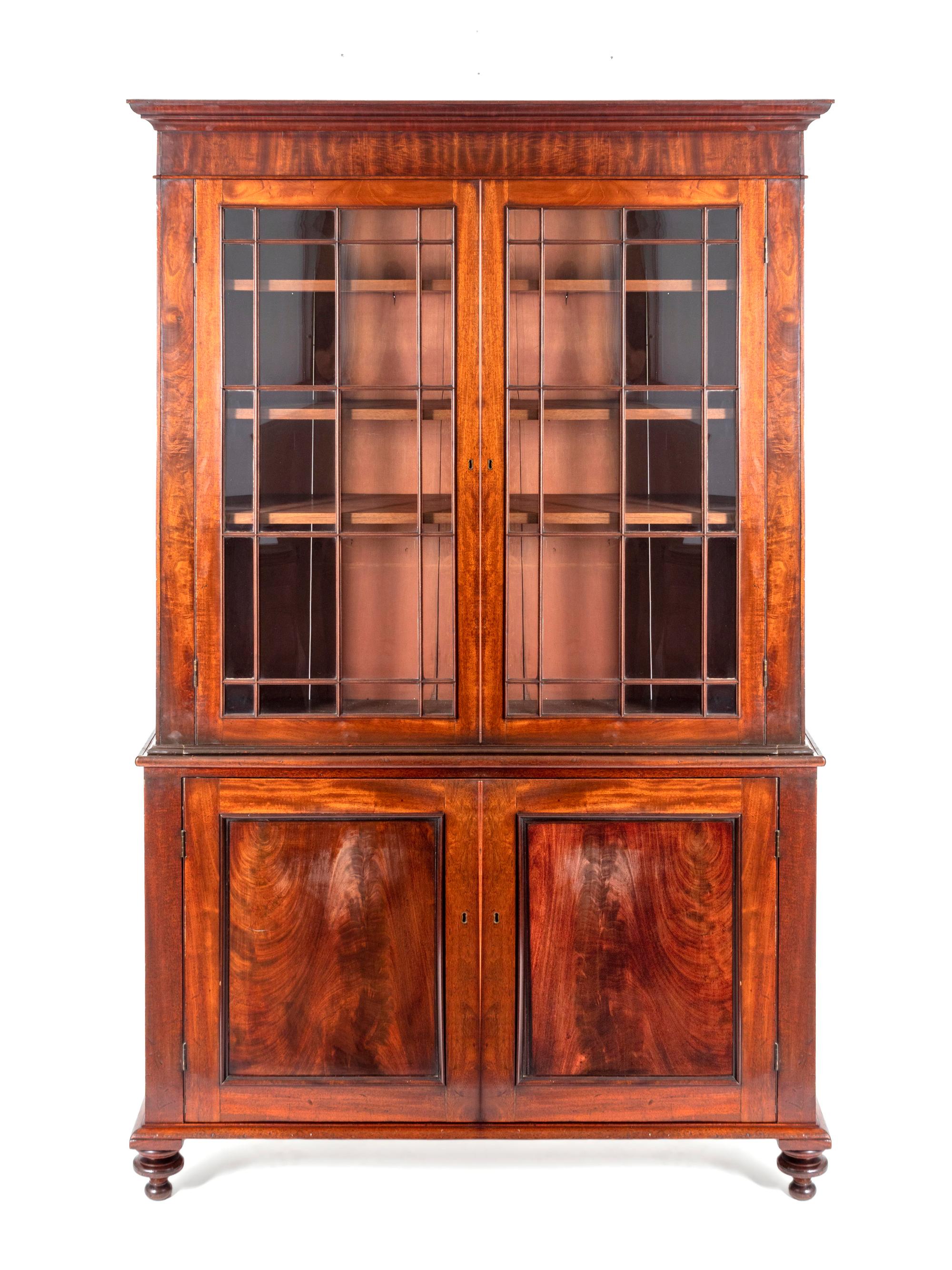 A William IV Mahogany Bookcase — 19TH CENTURY