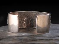 Sterling Silver Overlay Cuff Bracelet