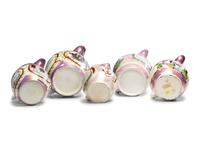 Five Sunderland Luster Jugs