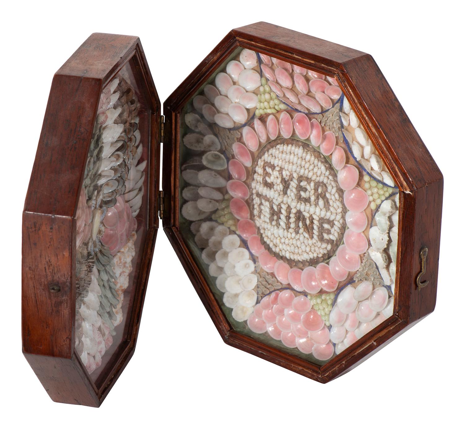 A Shellwork Double Sailor's Valentine