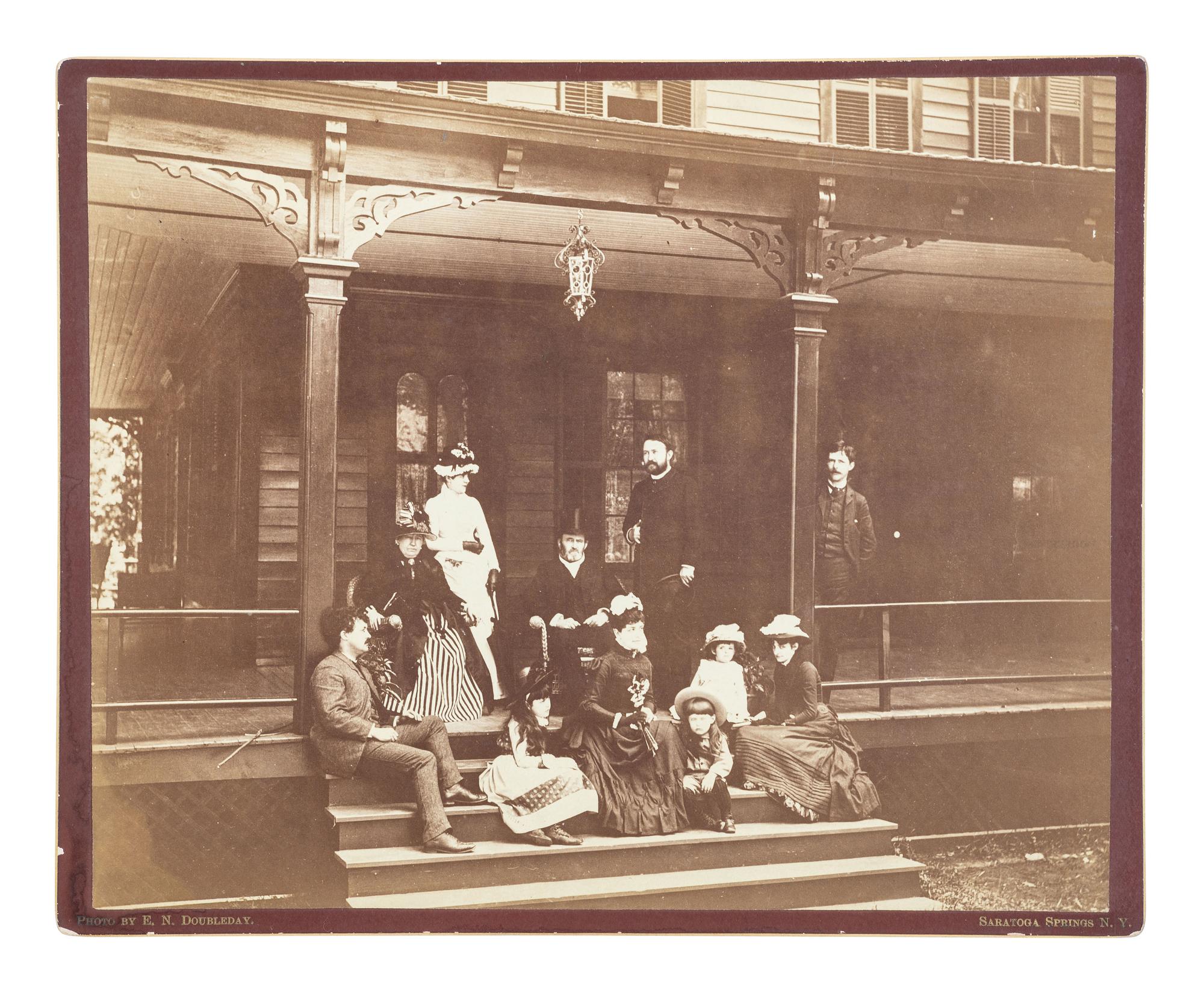 [GRANT, U.S. (1822-1885)]. 5 images of U.S. Grant, incl. last photograph taken before his death.