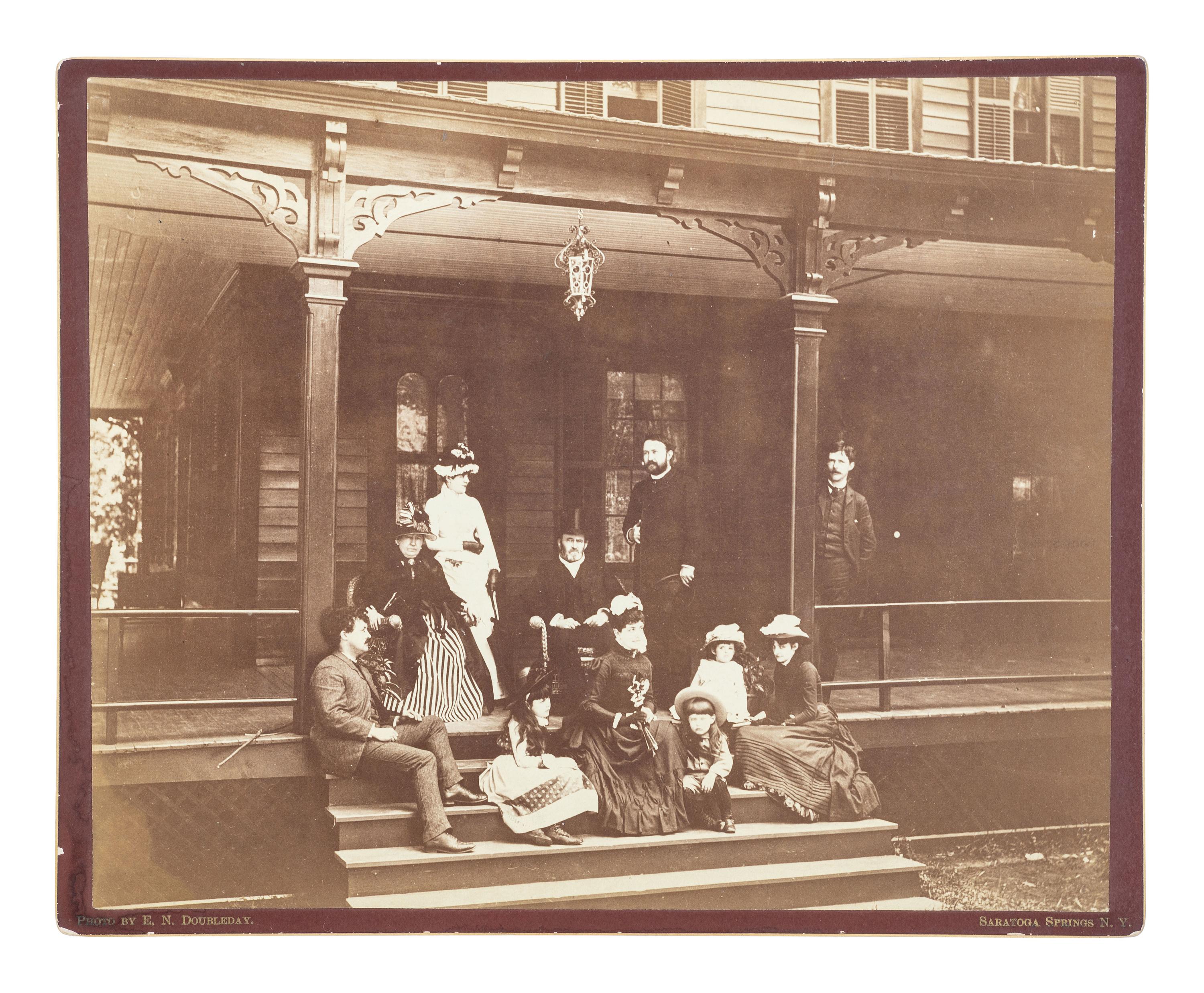 [GRANT, U.S. (1822-1885)]. 5 images of U.S. Grant, incl. last photograph taken before his death.