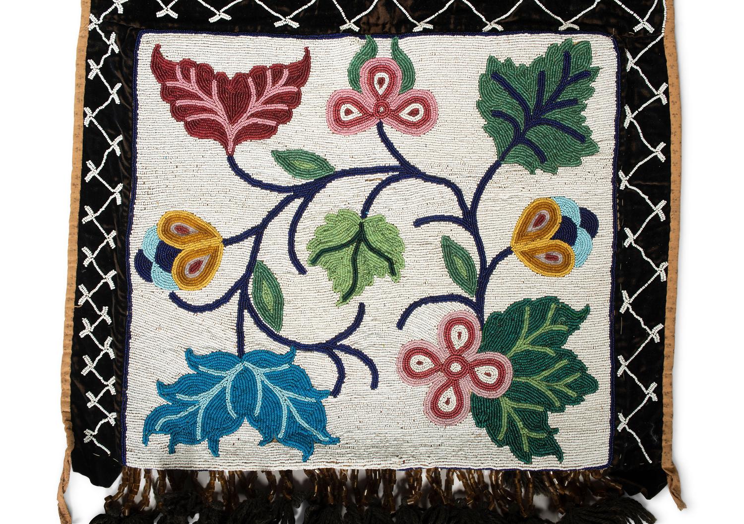 Anishinaabe Beaded Bandolier Bag