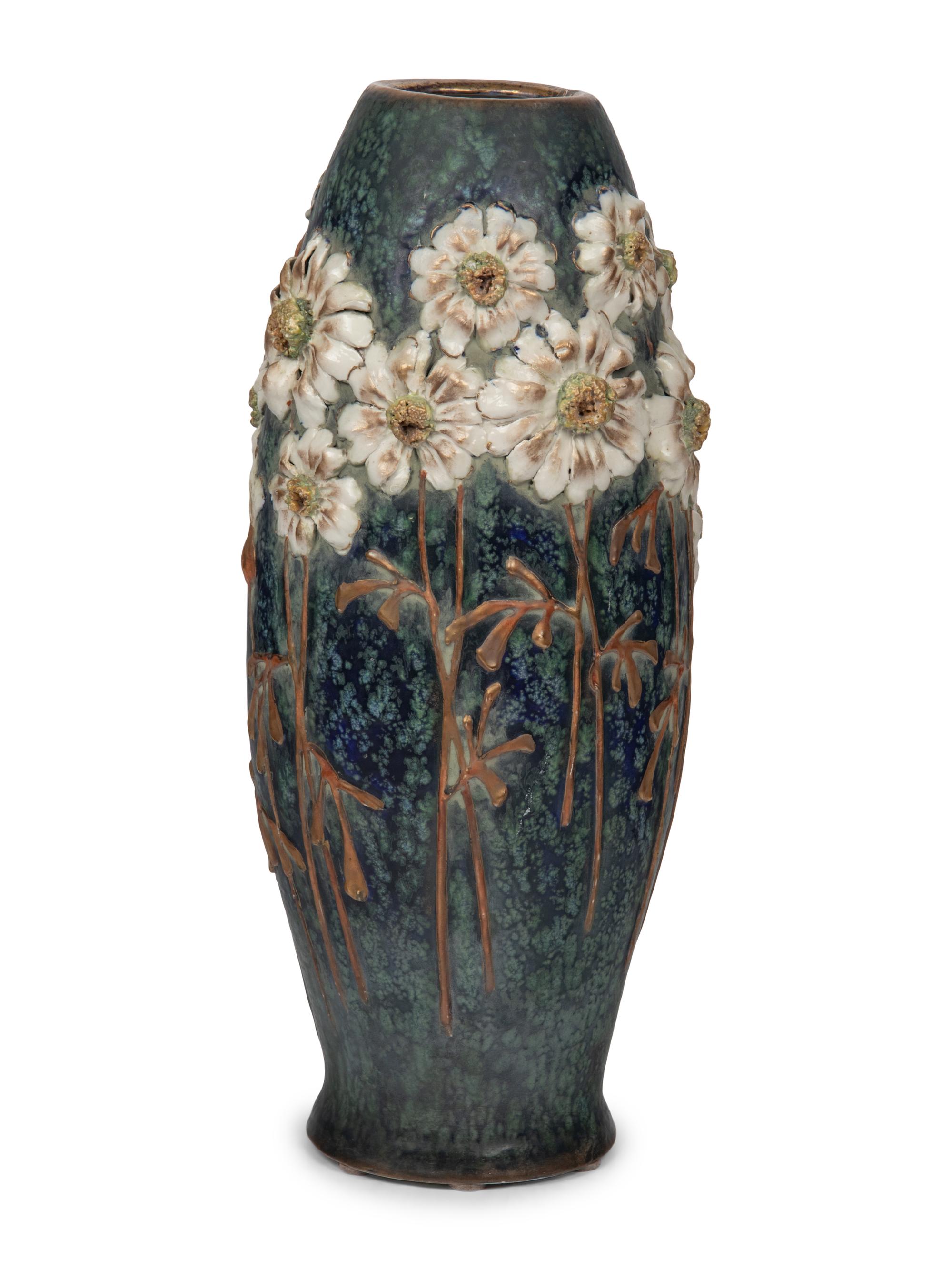 A Large Austrian Amphora Earthenware Vase