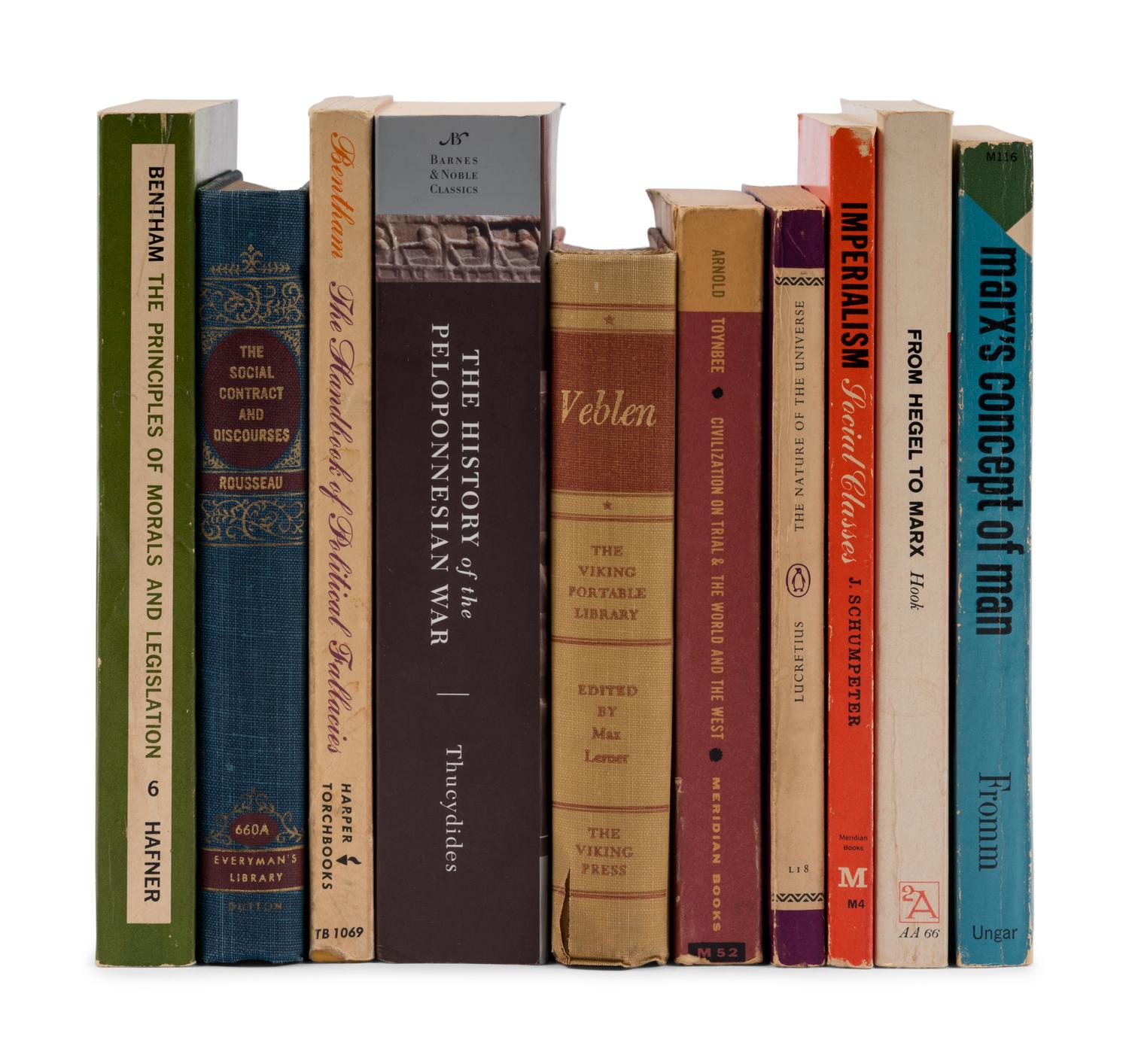 SOCIOLOGY & PHILOSOPHY A group of 10 works: