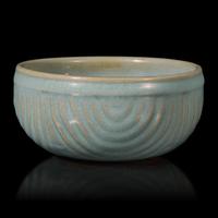 A Chinese Jun Style 'Grain Measure' Liudou Bowl — 藍鈞窯柳斗紋碗