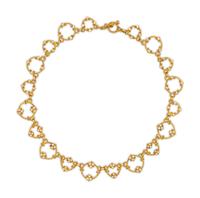 Judith Ripka, Gold and Diamond Necklace