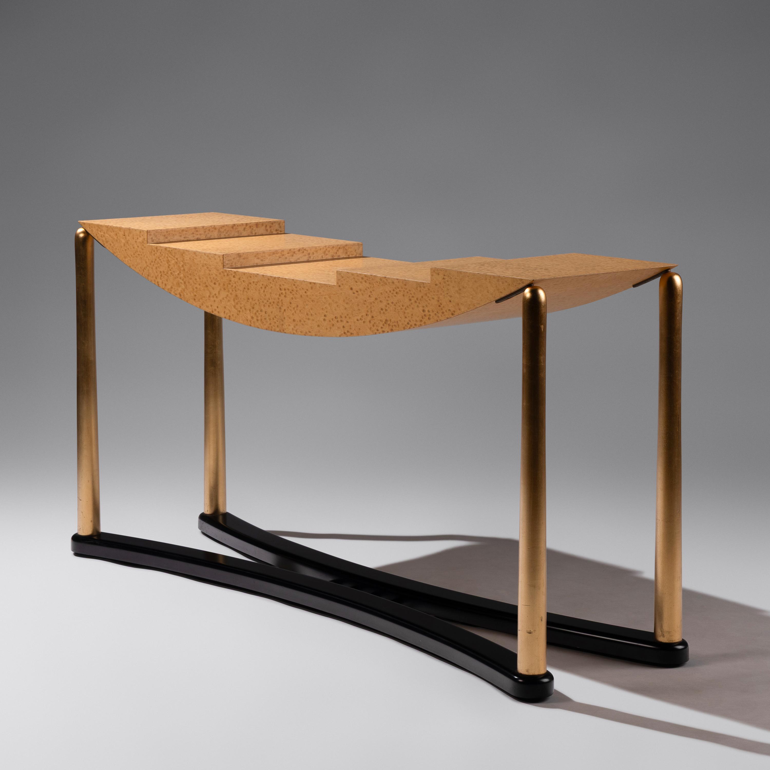Schwarzenberg console table for Memphis Milano , 1981