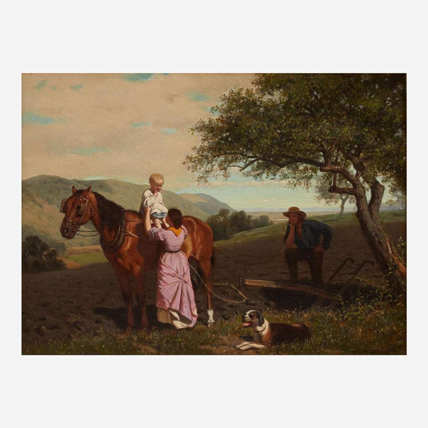 John Whetten Ehninger (American, 1827–1889) A Break in the Day