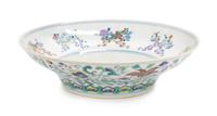 A Doucai Ogee-Form Porcelain Bowl Diameter 8 inches. — QIANLONG PERIOD (1736-1795)