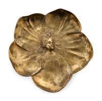 An Art Nouveau Brass Compote
