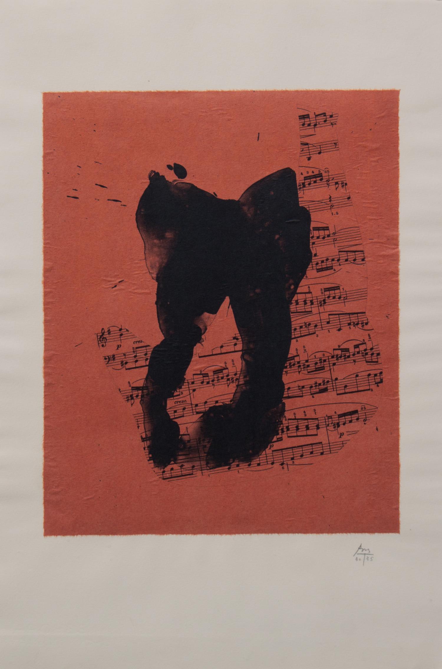Robert Motherwell, (American, 1915-1991), Music for J. S. Bach, 1989