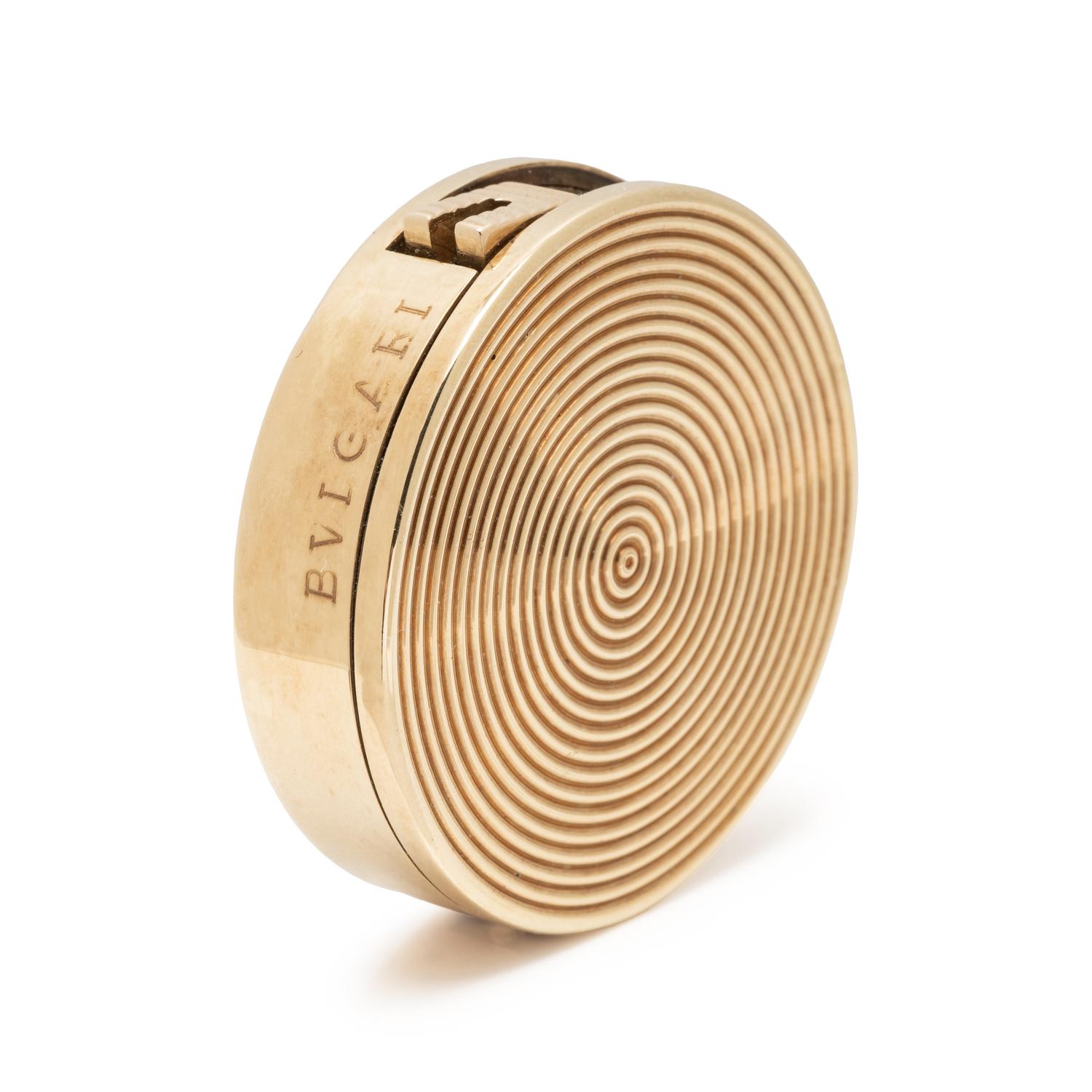 BULGARI, YELLOW GOLD LIGHTER