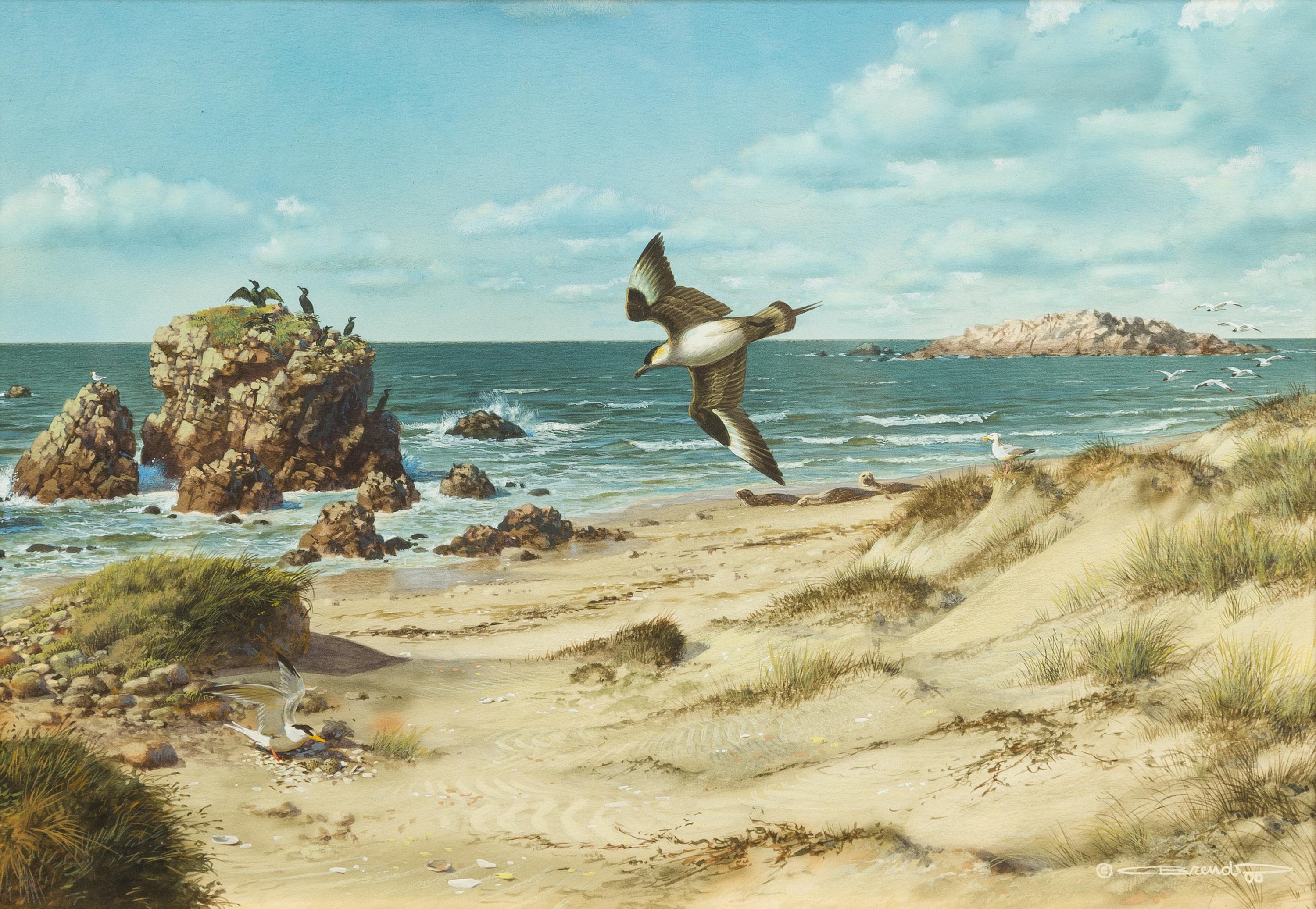 Carl Brenders, (American, b. 1937), Flight of the Jaeger, 2000