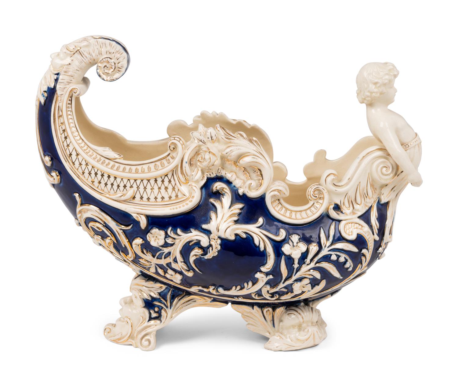 An Eichwald Glazed Ceramic Jardiniere
