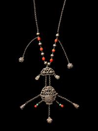 A Chinese Silver Necklace