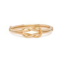 ILIAS LALAOUNIS, YELLOW GOLD BANGLE BRACELET