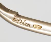 A Russian Silver-Gilt and Enamel Spoon, Mark of Alexander Lyubavin, kokoshnik mark of Yakov Lyapunov, St. Petersburg, late 19th/early 2
