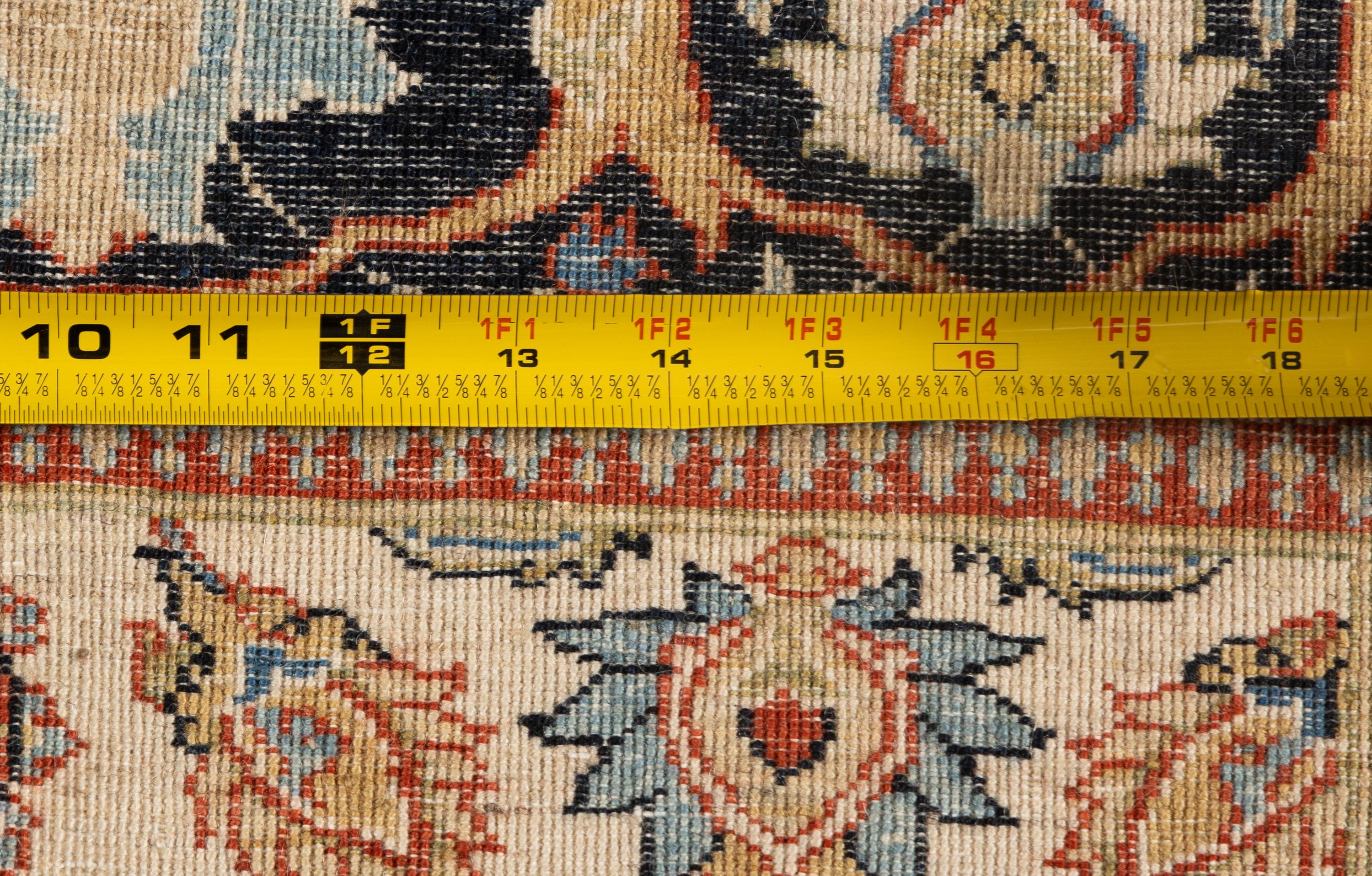 A Kirman Rug and Runner