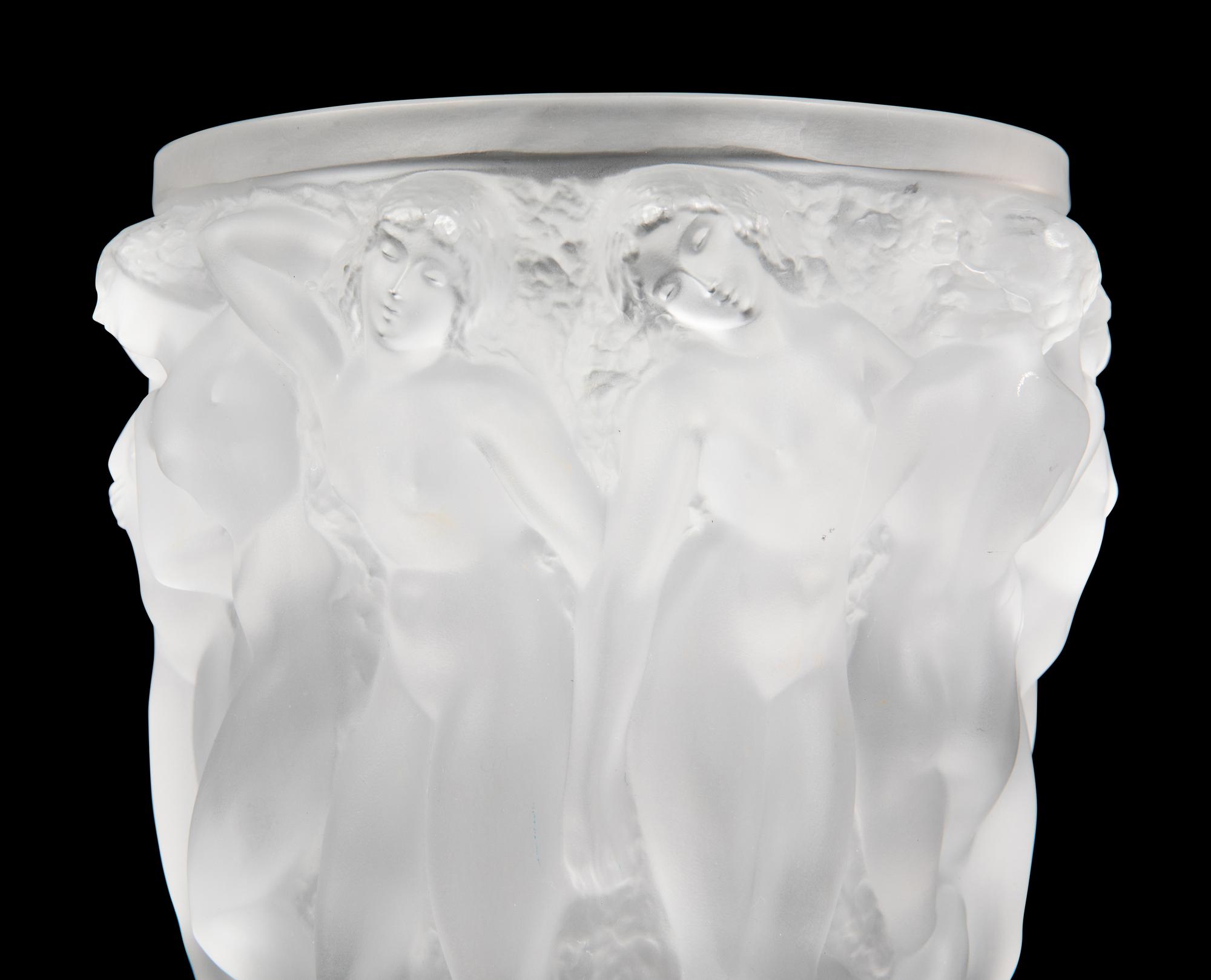 A Lalique Bacchantes Vase