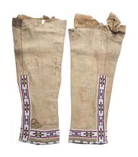 Northern Plains Beaded Hide Leggings