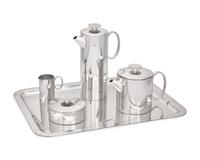 A Christofle Silver-Plate Five-Piece 'Mercury' Tea and Coffee Service