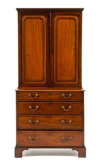 A George III Mahogany Bookcase