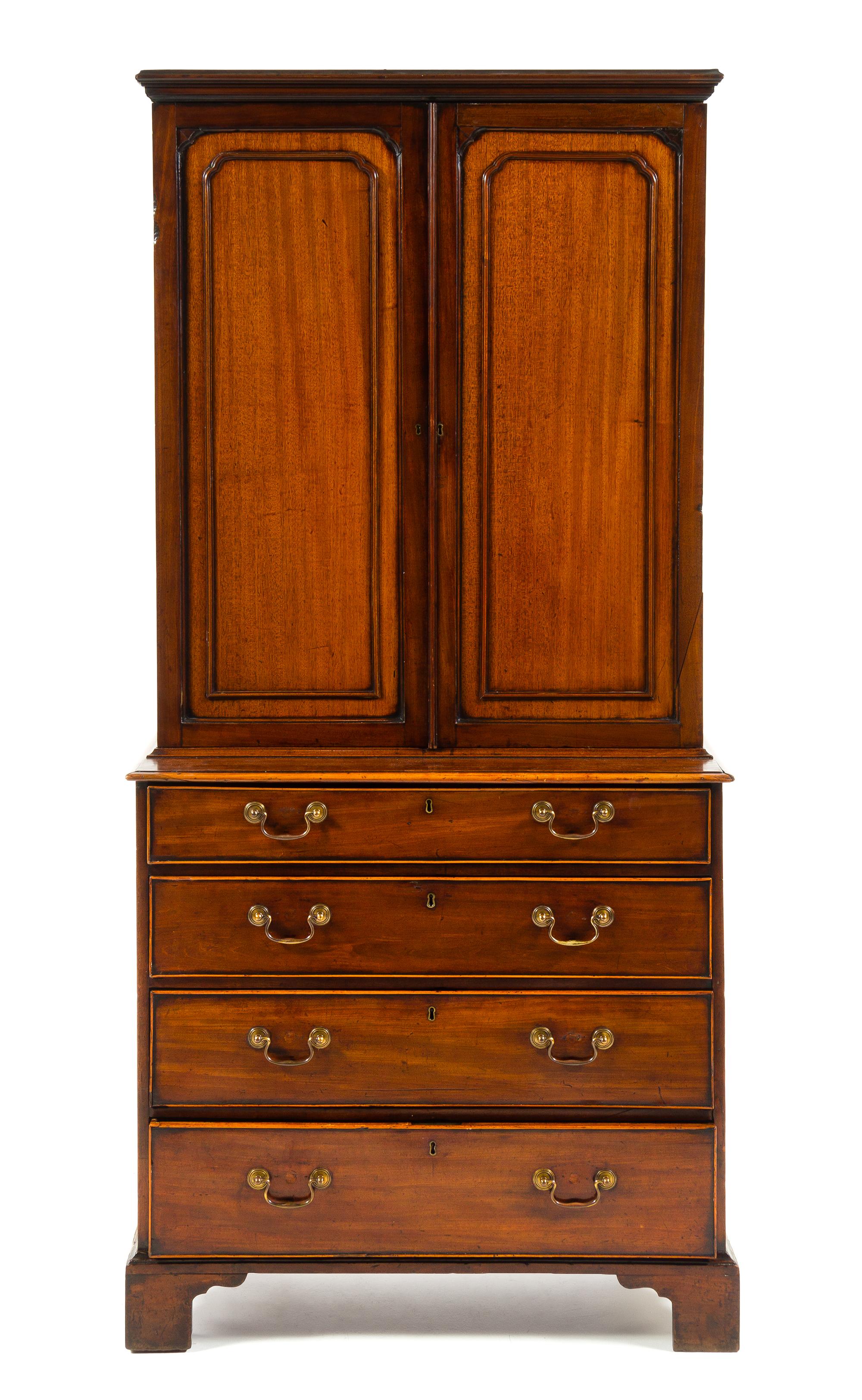 A George III Mahogany Bookcase