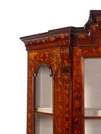 A Dutch Marquetry Cabinet on Stand