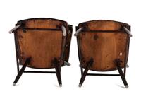 A Set of Eight Painted and Stencil Decorated Windsor Chairs