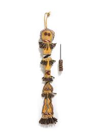Apache Beaded Buffalo Hide Awl Case