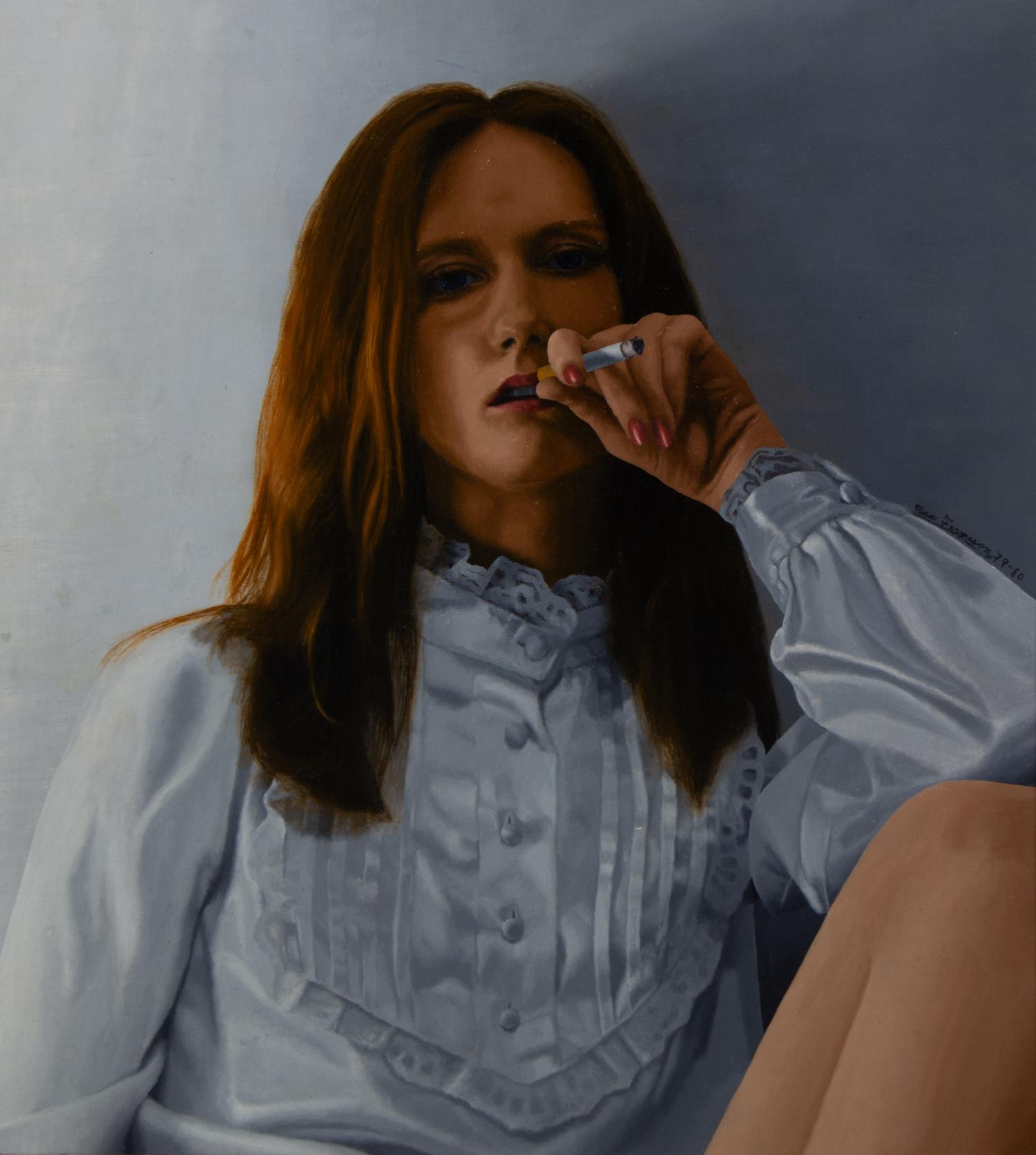 Max Ferguson, (American, b.1959), Woman with Cigarette
