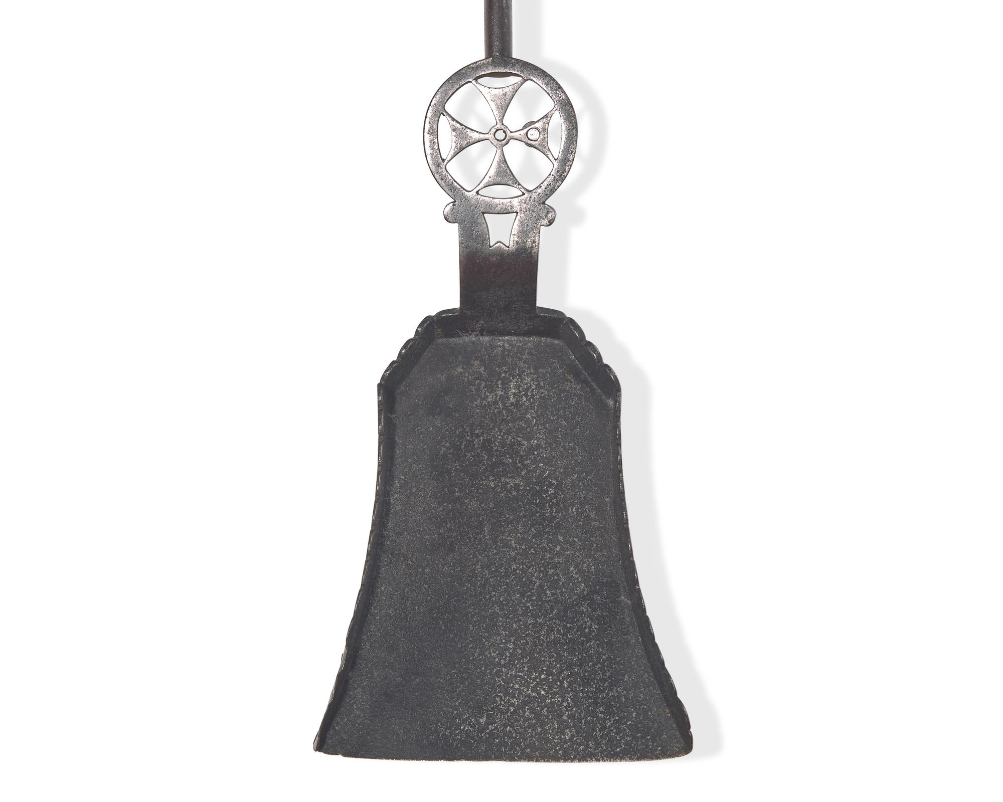 Two Wrought and Sheet Iron Ash Shovels, Probably French, 18th / 19th Century