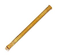 A Yellow Gold Bracelet,
