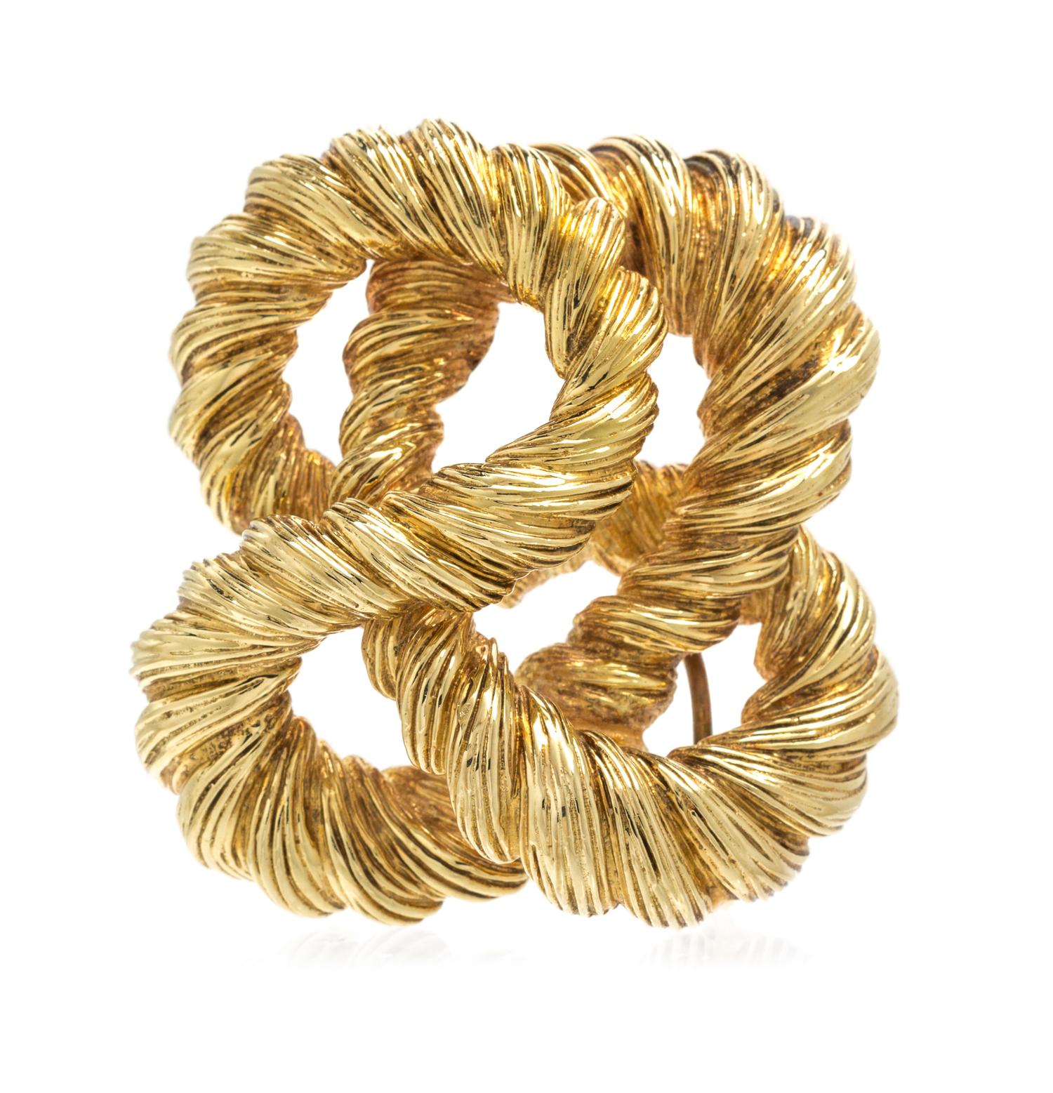 A 14 Karat Yellow Gold Pendant/Brooch, 25.90 dwts.