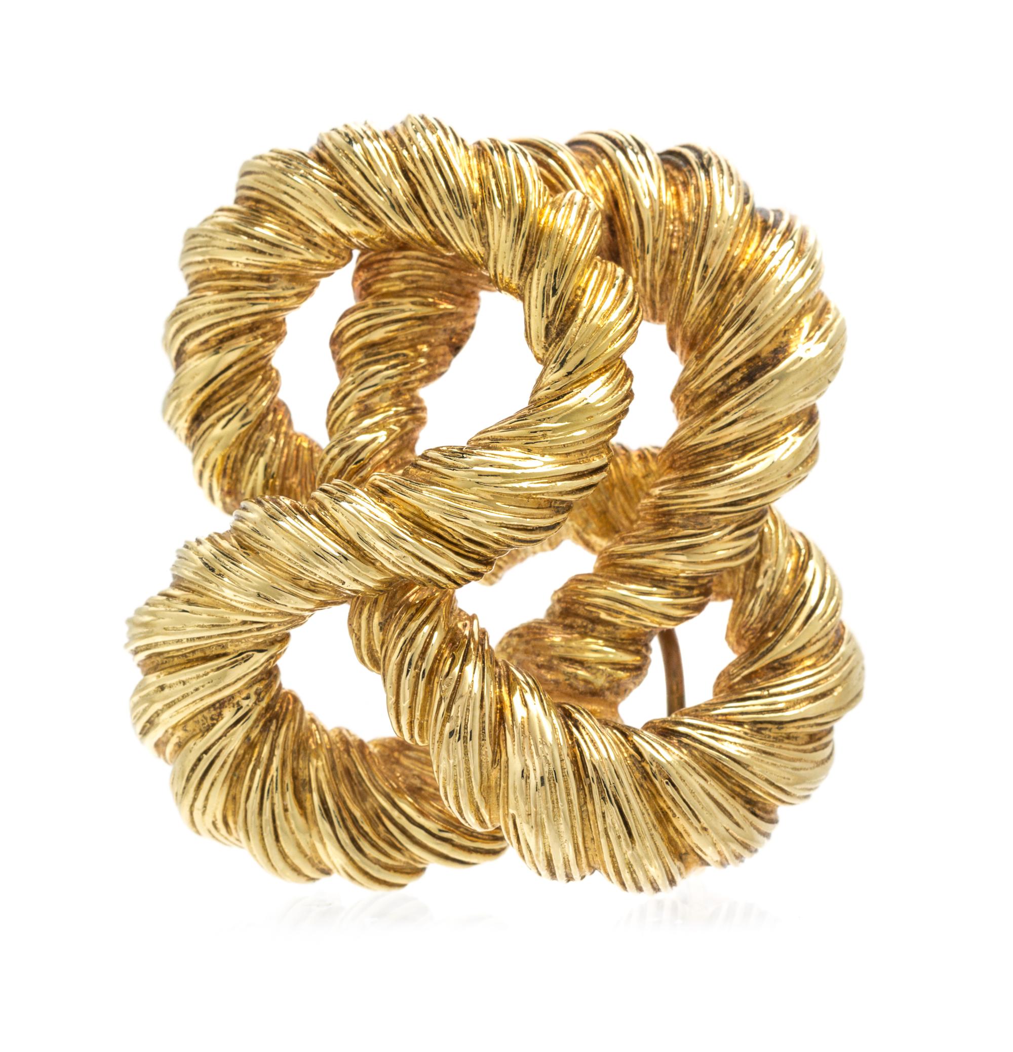 A 14 Karat Yellow Gold Pendant/Brooch, 25.90 dwts.