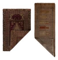 A Central Anatolian Prayer Rug and a Turkish Saph Rug