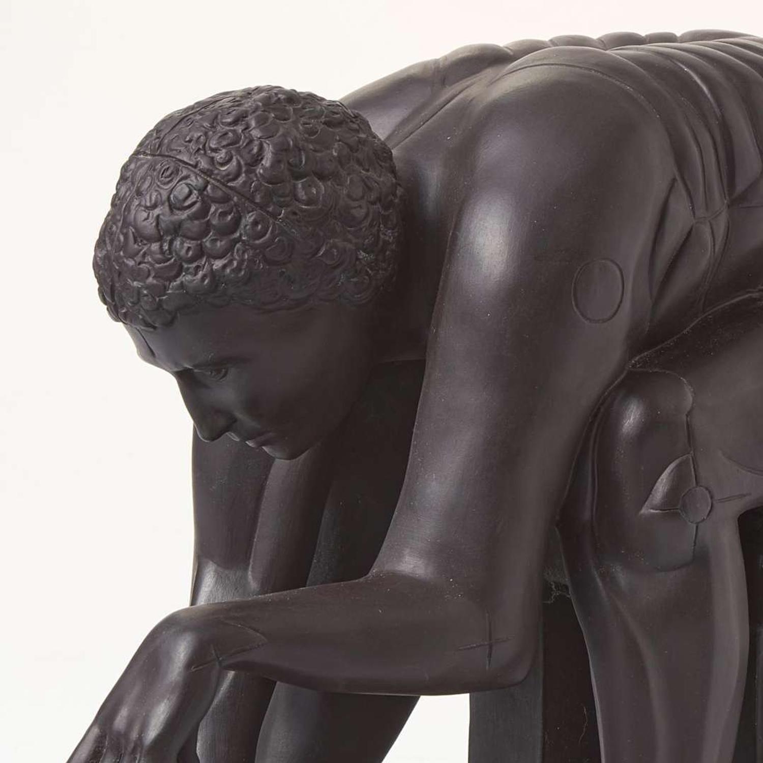 A Wedgwood Eduardo Paolozzi (1924-2005) Designed Black Basalt Sculpture "Newton, Master of the Universe" UK, 1990s