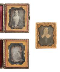 [EARLY PHOTOGRAPHY]. 31 daguerreotypes of young and middle-aged women, incl. portrait by BROADBENT.