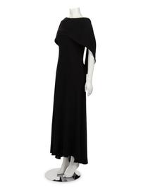 Ralph Rucci Silk Strapless Dress with Shrug