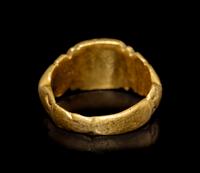 A Roman Gold Finger Ring with Latin Inscription