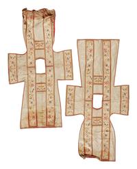 Three Embroidered Vestments and an Altar Cloth