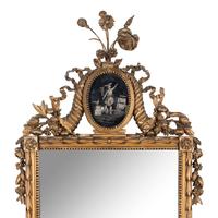 An Italian Neoclassical Giltwood Mirror